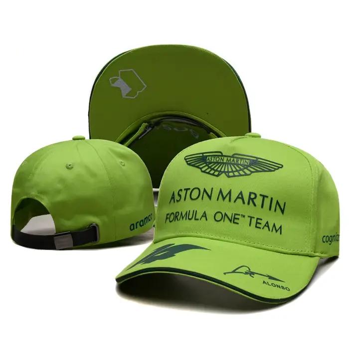 Casquette de baseball d'entraînement quotidien de l'équipe de course F1 Aston Martin