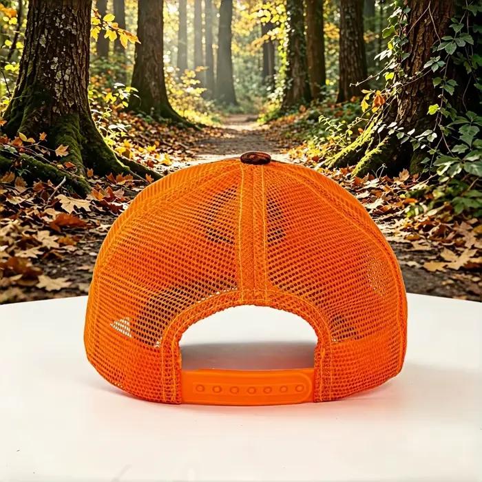 Casquette de baseball en maille brodée motif camouflage de cerf pour la chasse et la pêche en plein air