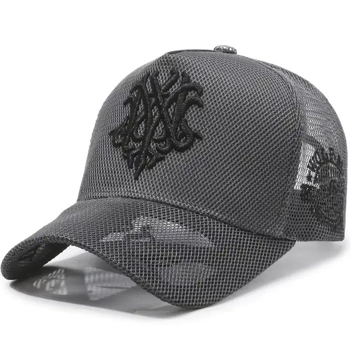 Casquette de baseball vintage gothique brodée « NY »