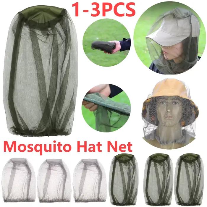 Chapeau de pêche anti-moustiques et insectes