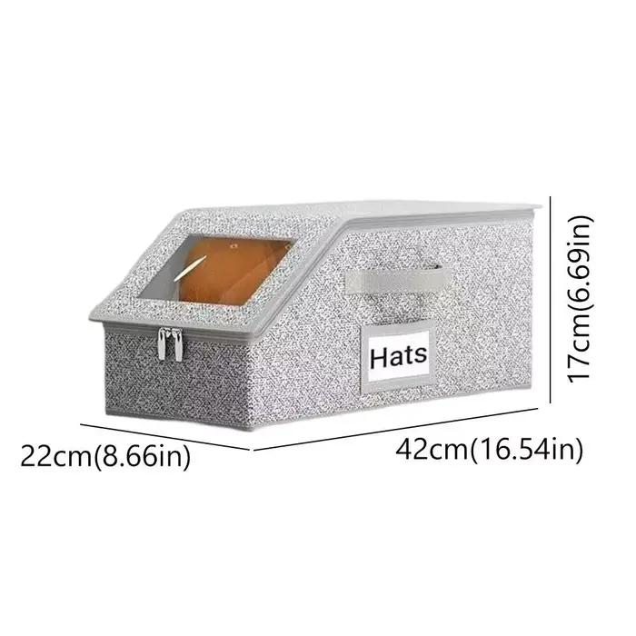 Boîte de rangement pliable pour chapeaux