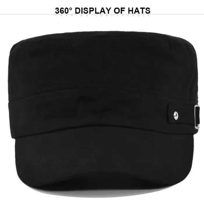 Chapeau militaire plat pour hommes
