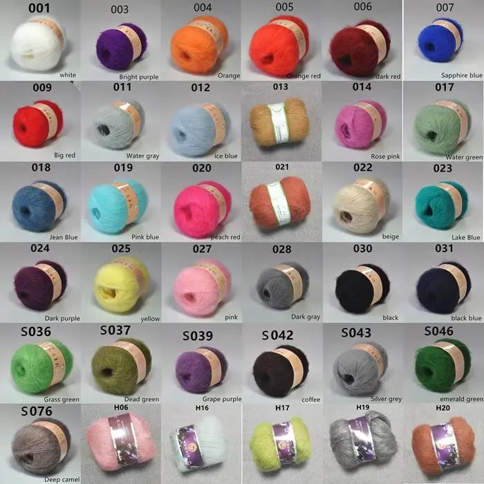 Bonnet en mohair tricoté à la main pour bébé