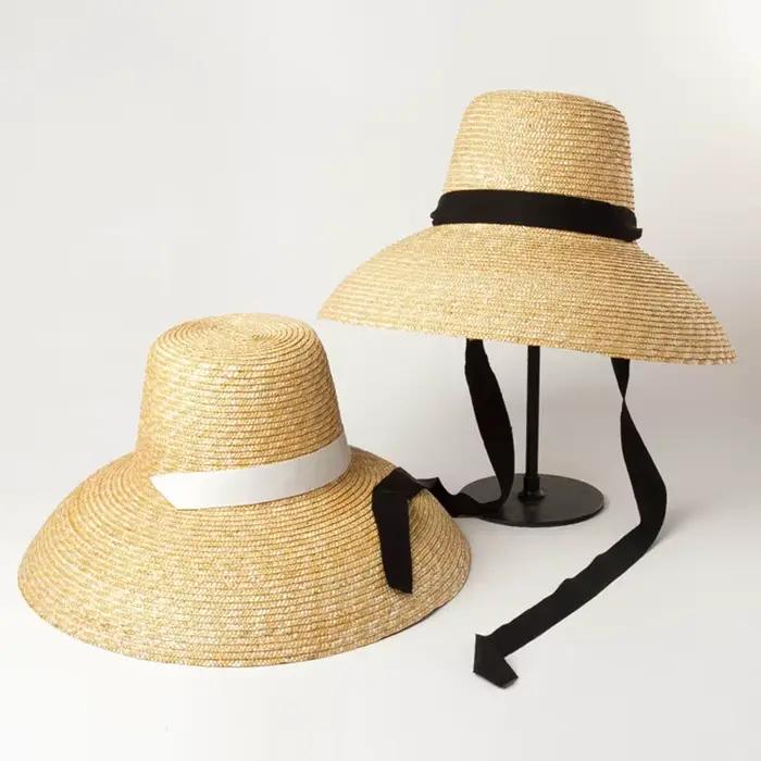 Chapeau de paille de blé pour femmes
