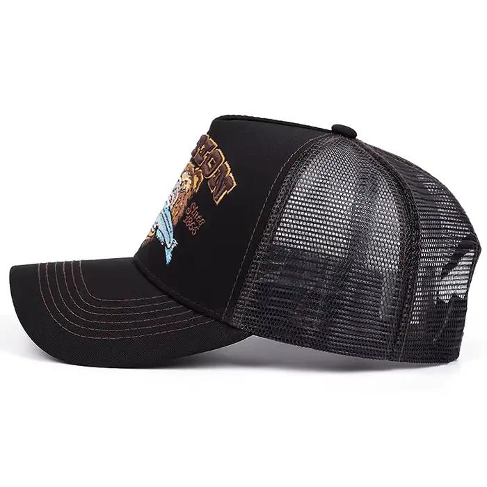Casquette unisexe à motif de tête d'ours