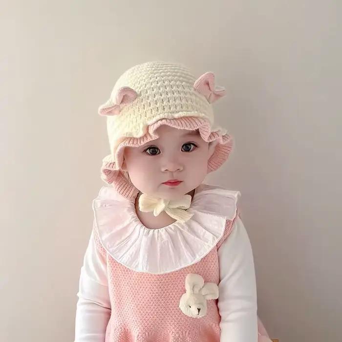 Chapeau en laine pour bébé