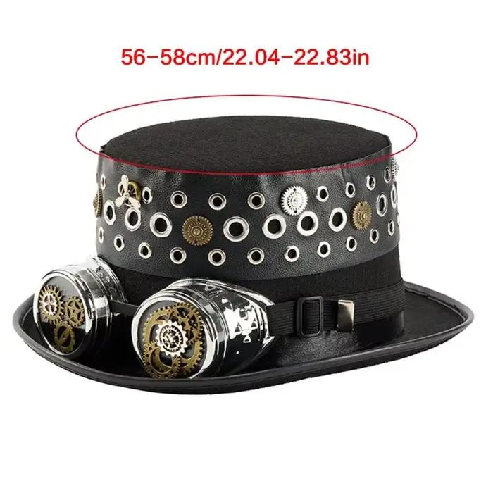 Chapeau haut gothique à œillets 31BB