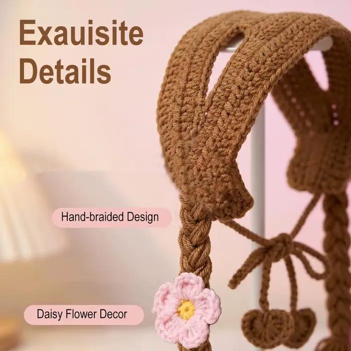 Chapeau pour chat fait main au crochet