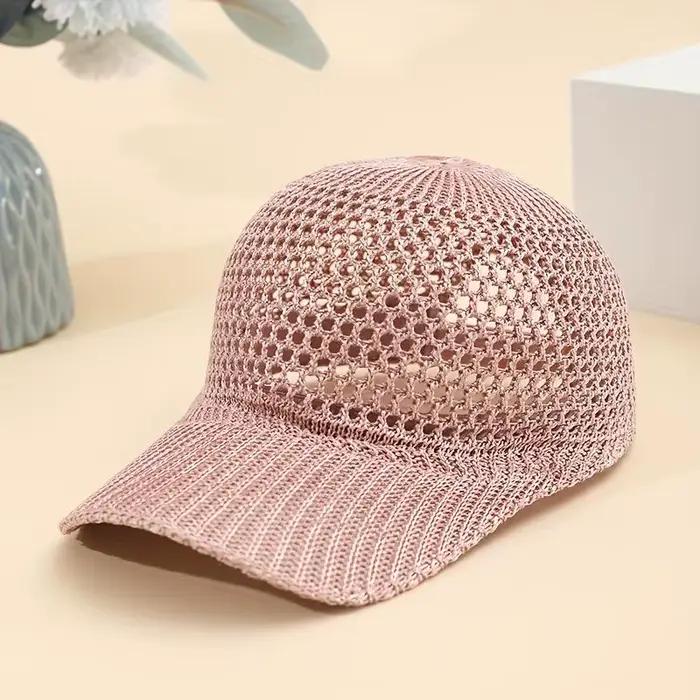 Casquette de baseball respirante en maille pour femme – Simple