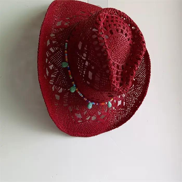 Chapeau de cowboy rouge