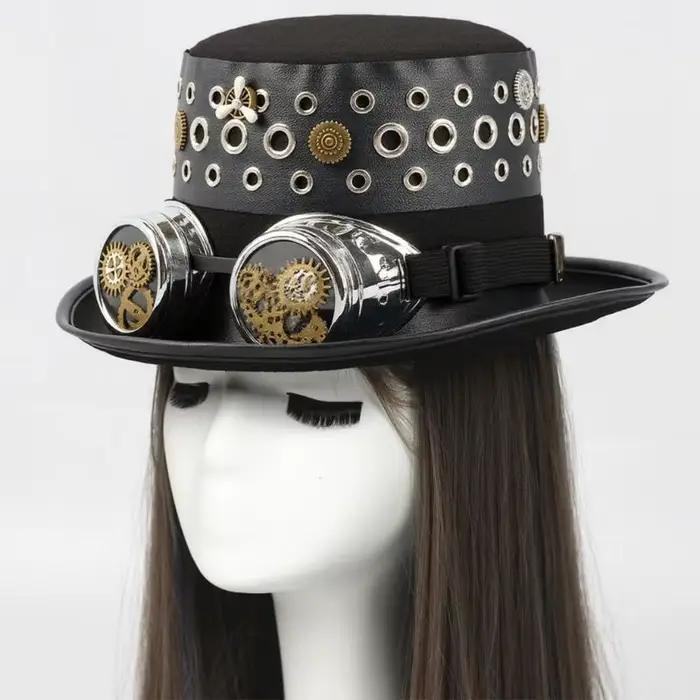 Chapeau haut gothique à œillets 31BB