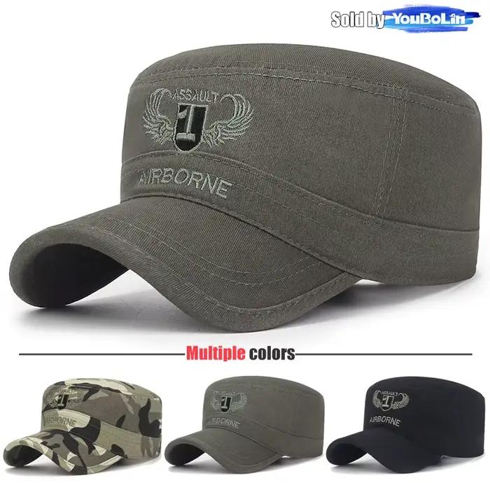 AIRBORNE Airborne Commando Cadet Casquette plate Chapeau de soleil Casquettes de camionneur Chapeaux de papa