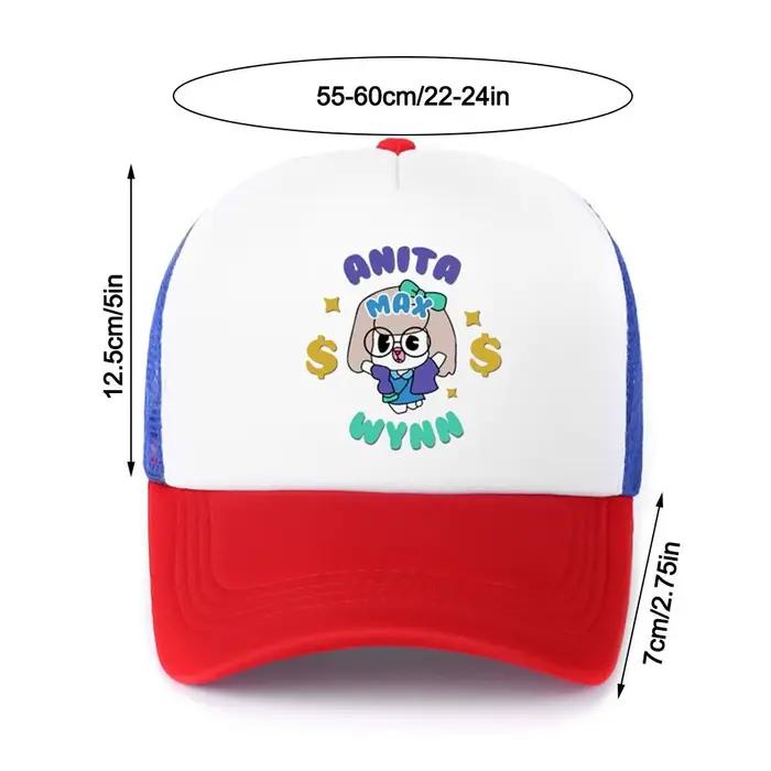 Casquette de baseball Anita Max Wynn respirante et réglable pour hommes et femmes, décontractée et polyvalente pour toutes les saisons