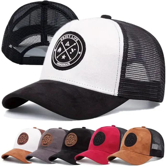 Offre spéciale casquette unisexe profiter de la vie lettre Patch casquettes de Baseball hommes femmes chapeau de camionneur