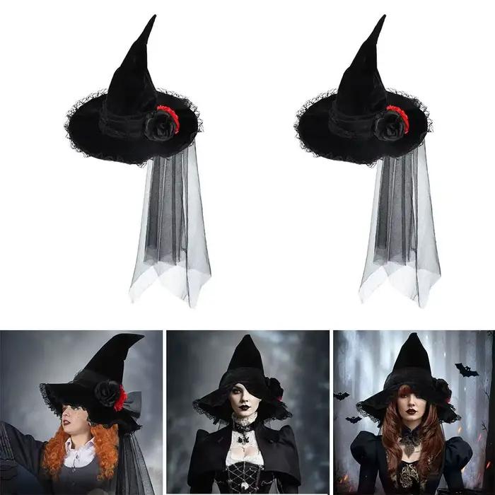 Chapeau de Sorcière Baroque pour Halloween