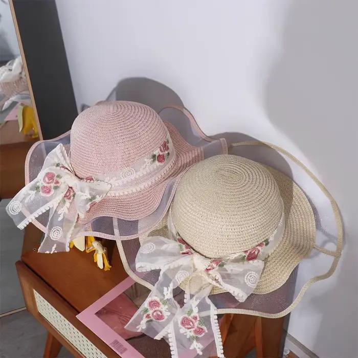 Chapeau de paille élégant pour femme