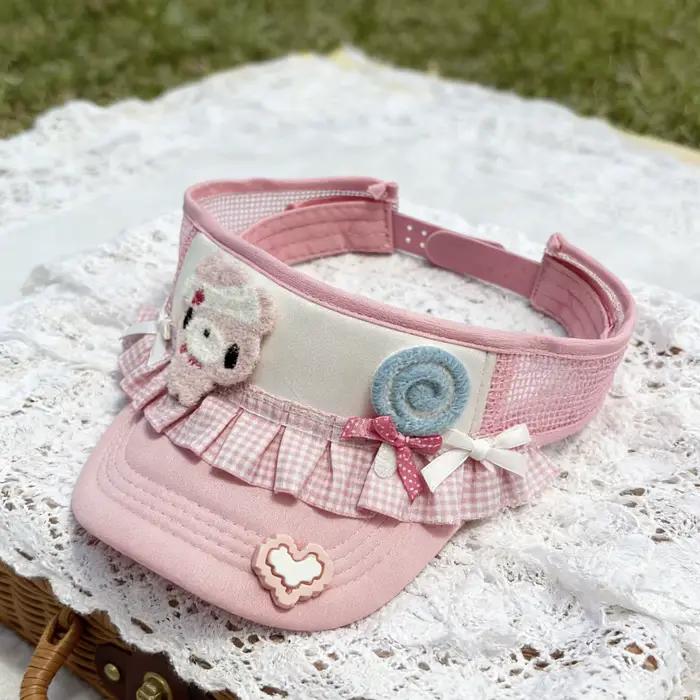 Visière à volants Kawaii Bear