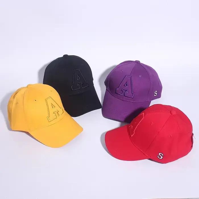 Mignon enfants casquettes de Baseball bébé filles pare-soleil chapeaux garçons Snapback Casquette Gorras lettre A