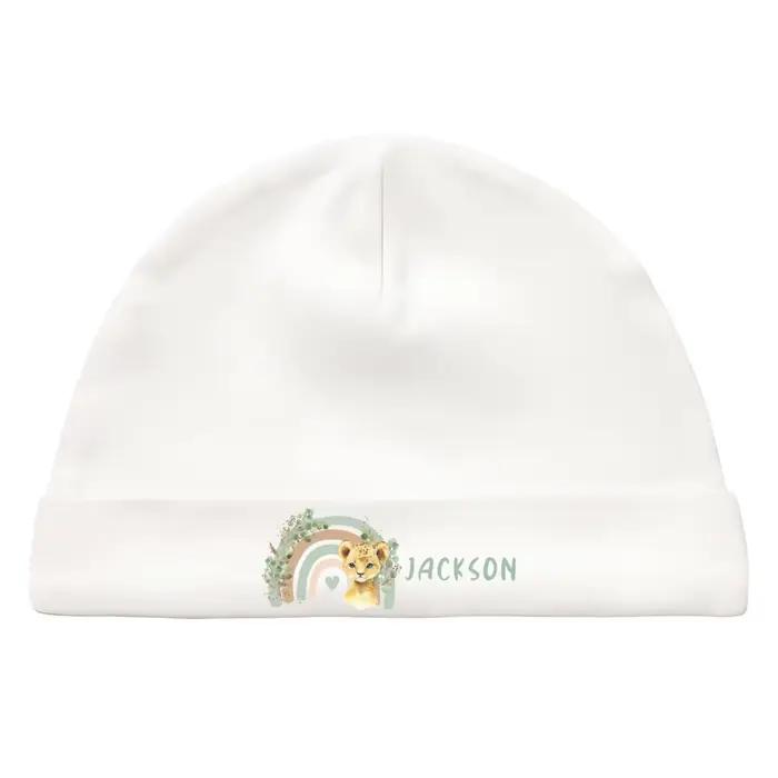 Chapeau personnalisé pour nouveau-né avec nom