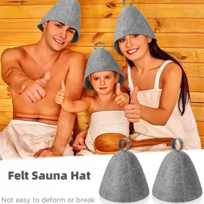 Lot de 1 à 6 chapeaux de sauna portables taille unique