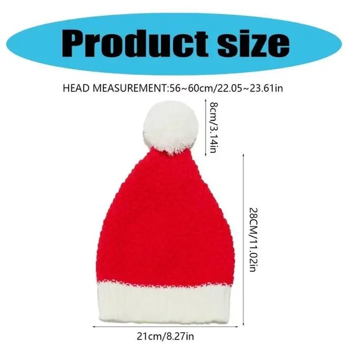 Chapeau tricoté noël 39BB