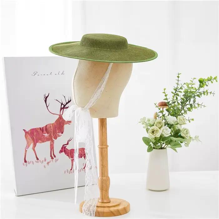 Base de Chapeau Multicolore avec Ruban