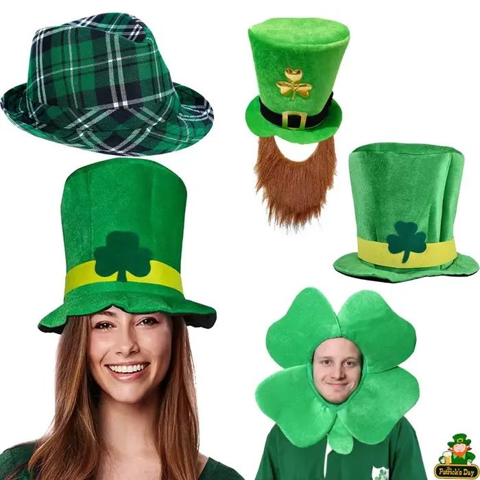 Chapeau haut-de-forme irlandais pour la saint-Patrick