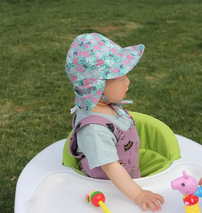 Chapeau de soleil pour bébé