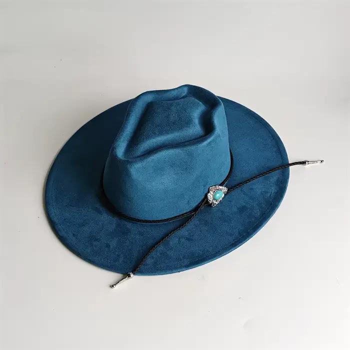 Chapeau de cowboy à visière pour femmes et hommes