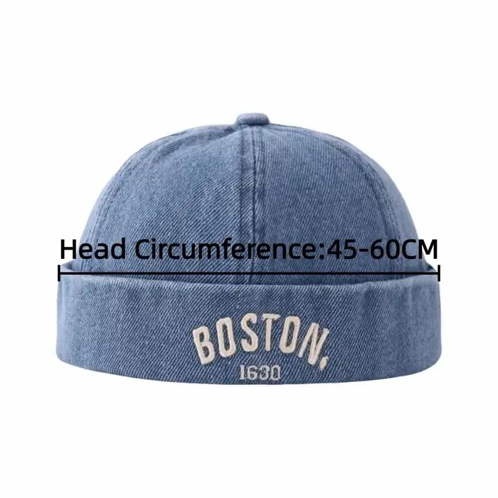 Chapeau sans bords en Denim délavé pour bébé