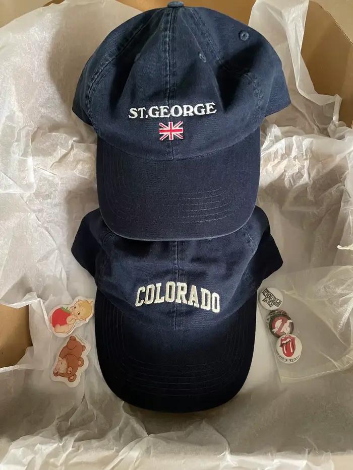 Casquette de baseball vintage américaine pour femme