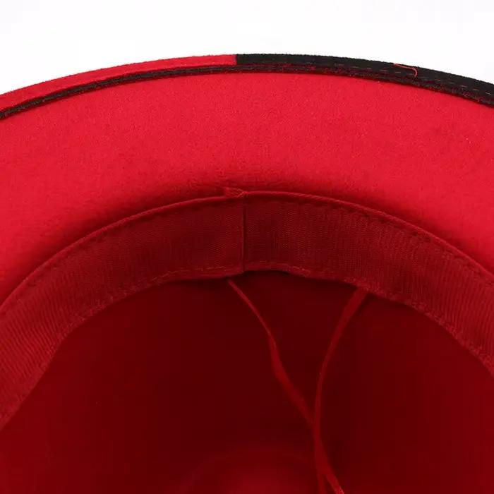 Chapeau en feutre de laine Patchwork