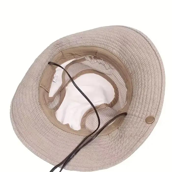 Chapeau de pêcheur en coton 100% respirant en maille rétro pour hommes
