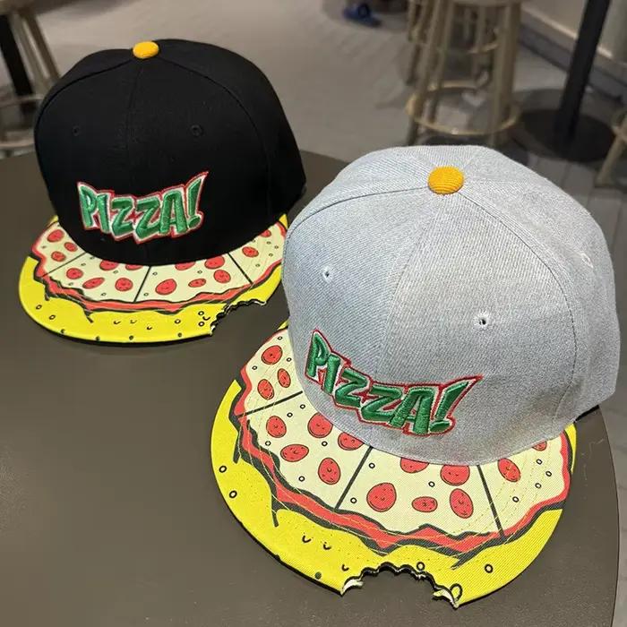 Casquette Hip-Hop Unisexe Style Street Personnalité Visière Large Protection Solaire Printemps Automne Été Danse Urbaine Occasions Spéciales