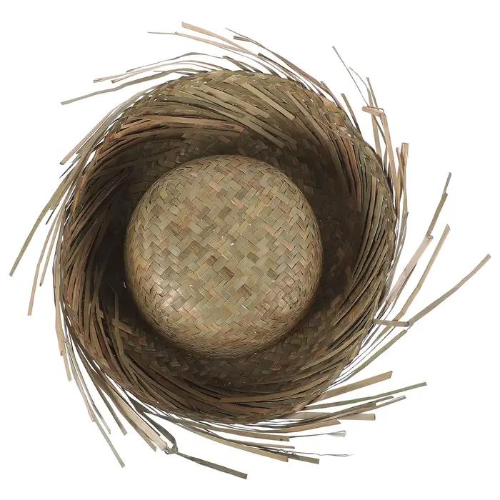 Chapeau de paille tissé