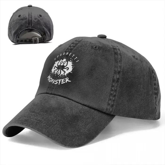 Casquettes de baseball en jean délavé et vieilli
