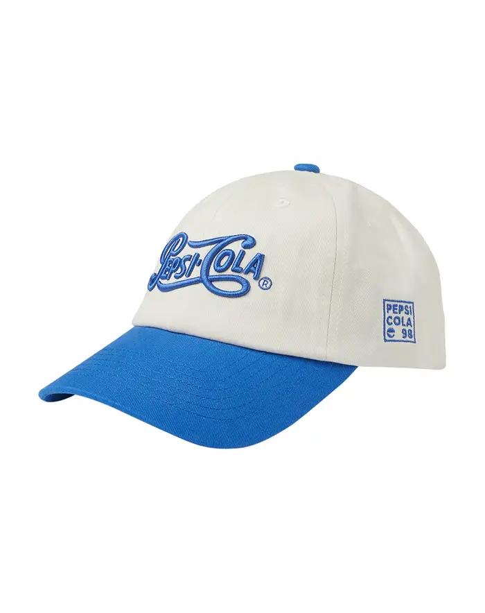 Pepsi Classic Casquette avec logo brodé Iconographie de conception frontale avec des motifs traditionnels Sensibilité culturelle haute visibilité