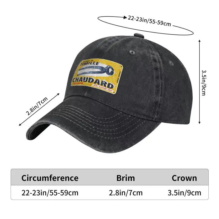 Casquettes de baseball classiques Quincaillerie Chaudard Vesoul pour hommes et femmes