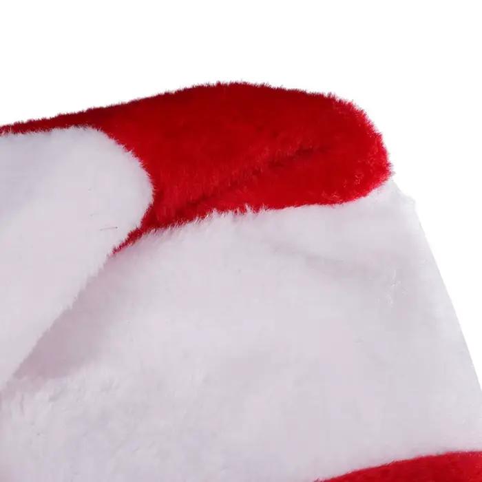 Chapeau de Noel en Velours Vert Rouge Compatible Avec Tout Accessoires Inclus Pour Enfants Occasions Festives Automne Hiver