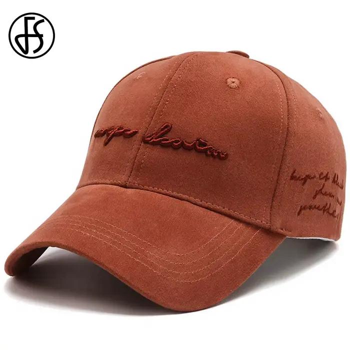 Casquettes de baseball vintage orange jaune pour hommes