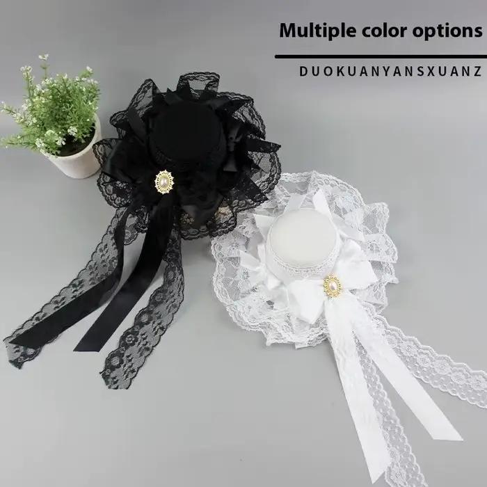 Mini chapeau gothique en forme de Rose