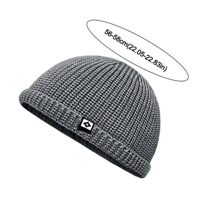 Chapeau tricoté doux coupe-vent Hip Hop