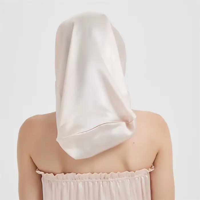 Turban Long en soie naturelle