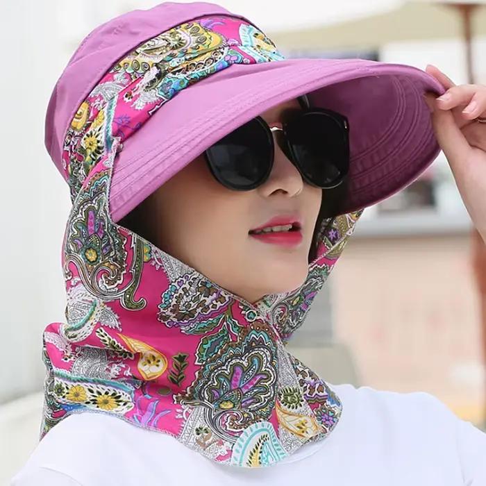 Chapeau de soleil anti-UV pour femmes