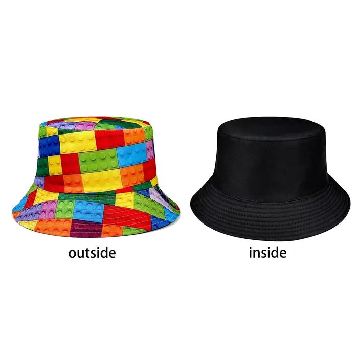 Chapeau de pêcheur personnalisé avec blocs de construction