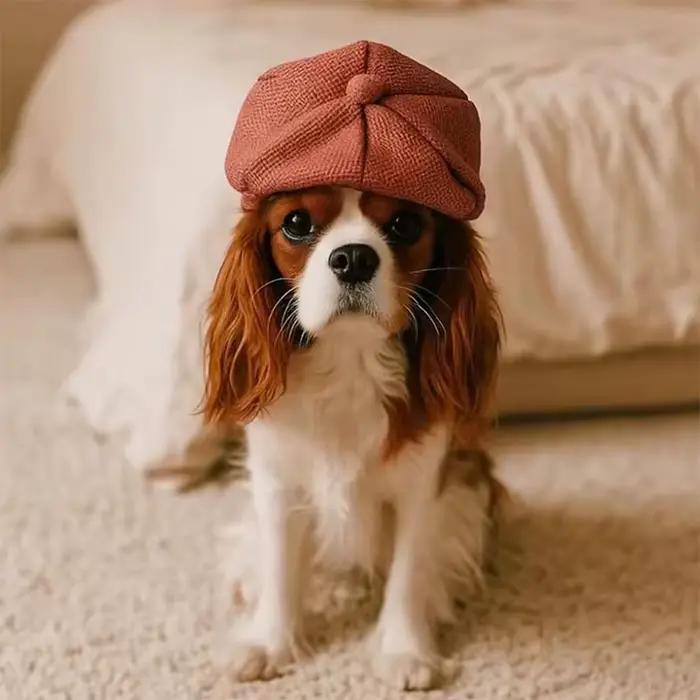 Chapeau rétro style newsboy S/L