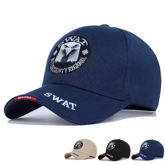 SWAT armée casquette mâle brodé aigle noir casquettes de Baseball hommes Gorras Para Hombre femmes Snapback os Masculino