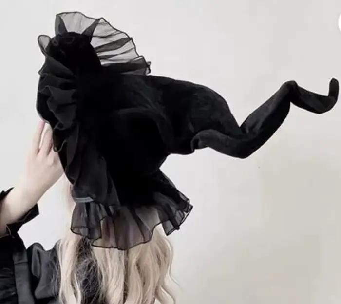 Chapeau de sorcière gothique Halloween