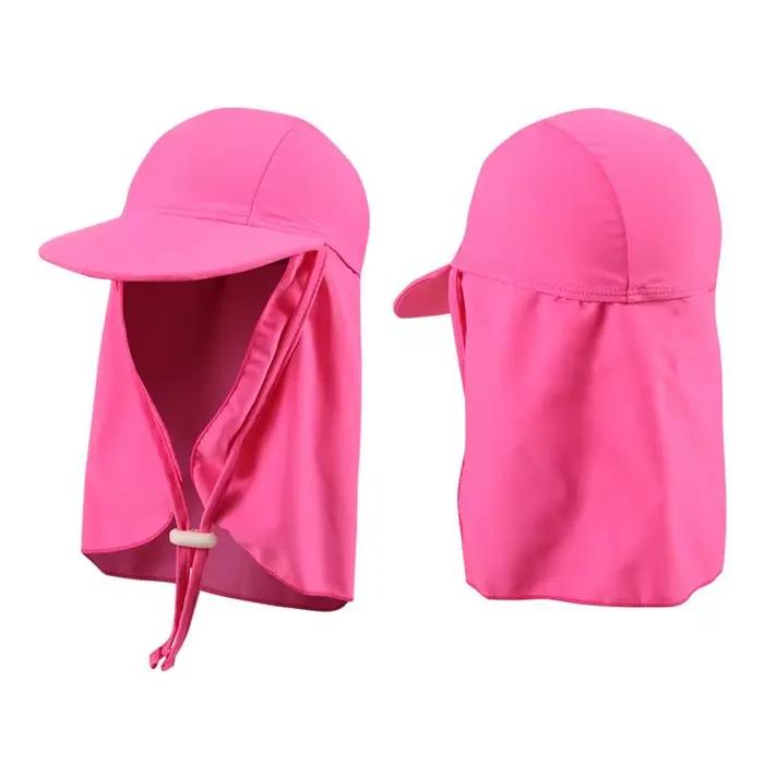 Chapeau de soleil anti-UV multicolore pour enfants