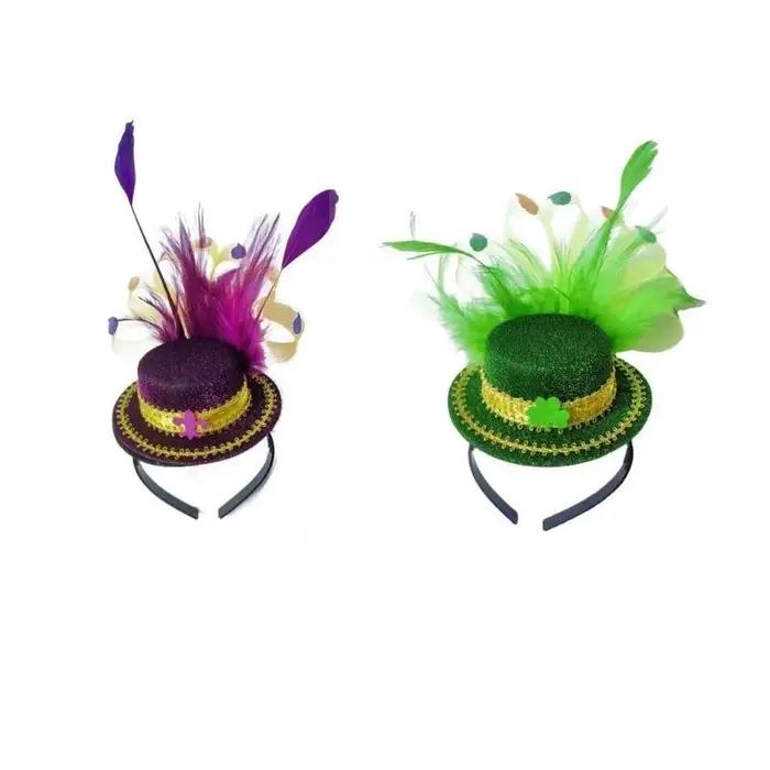 39BD chapeau bibi vert bandeau
